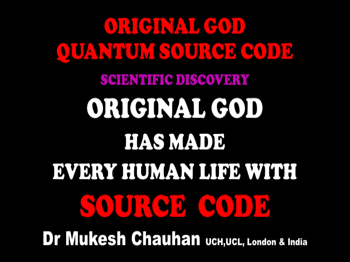 Original God has made life with source code