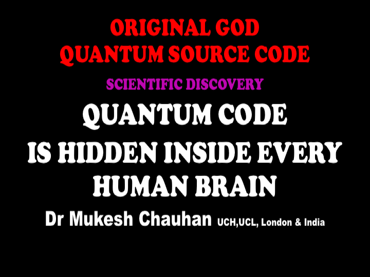 Quantum Code is hidden inside human brain