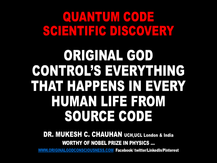 Original God's control of every life is supreme