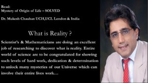 Reality scientist and mathematicians