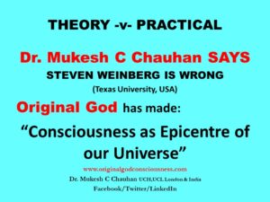 Original God has made Consciousness as the epicentre of Universe