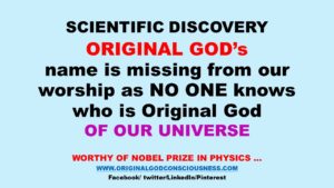 Original God is missing