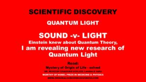 Sound verses Light Quantum Theory verses Quantum Light