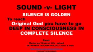 Original God and silence 