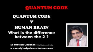 Quantum Code verses human brain 