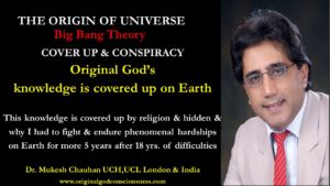 Original God is covered up on Earth