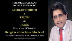 Religion operates from false level