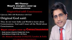 God said I must tell world about consciousness