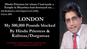 My Pounds 500,000 were blocked in London