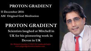 Proton gradient - scientists laughed at Mitchell 