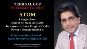 Atom - every atom has Creator's energy behind it