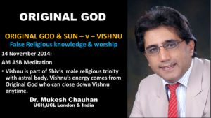 Vishnu is part of male trinity made by Shivji