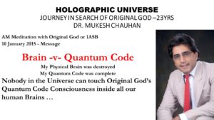 Holographic Universe and Quantum Code