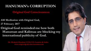 Hanuman  & Kalimaa are blocking International publicity of God