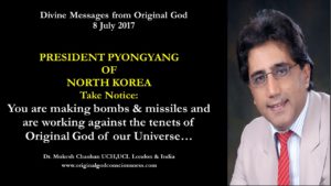 North Korea you are working against God's tenets