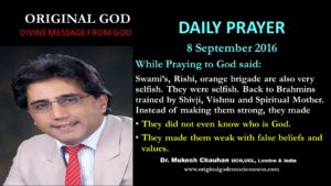 God exposes lies about Swamis Rishis orange brigade