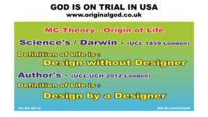 God & Intelligent Design on trial in USA
