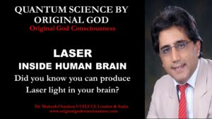 Human Laser Light inside human brain