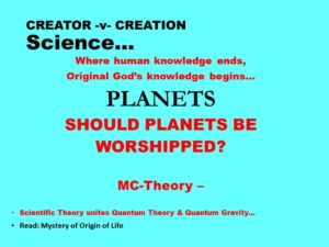 Should Planets be worshipped?