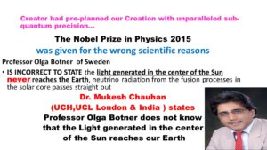Nobel Prize org has made a blunder in awarding Nobel Prize for wrong reasons
