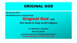 Creator verses Religions