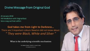 What is the secret of black white and silver colours