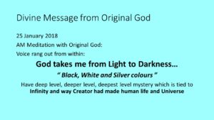 Black white and silver colours have connection to our Origins 