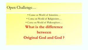 Original God and God