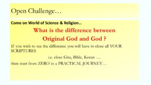 Original God and God