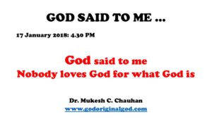 God said a beautiful thing to me at 4.30pm this afternoon today