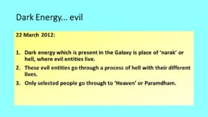 Dark Energy - evil 