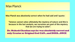 Max Planck was right...