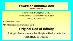 Mind of God - Original God of Infinity provides everything in Universe