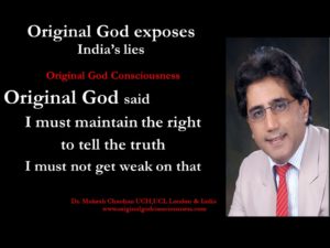 Mind of God - says I must maintain the right to tell the truth