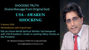 Mind of God - USA election results were tempered by spiritual Mother 