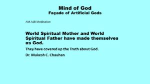 World spiritual Father and Mother have covered up God