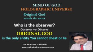 Holographic Universe- Creator is final Observer 