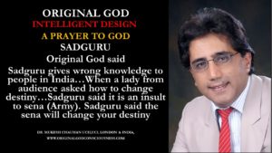 Sadguru is saying rubbish to Indians 