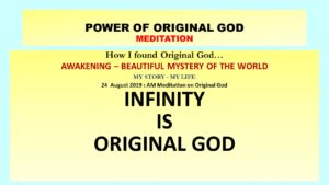 Infinity is Original God