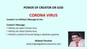 Creator's message on Corona virus