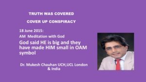 God is made small in OAM