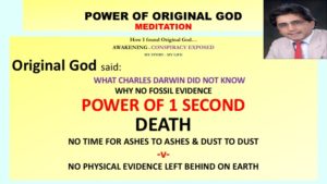 What Charles Darwin did not know - 1 second death 