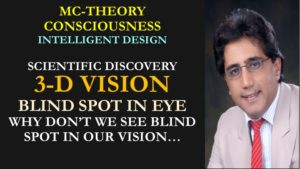 3-D vision explains why Blind spots are not visible 