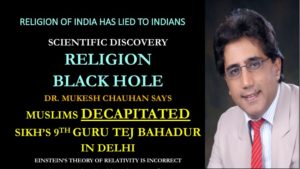 Muslims decapitated 9th Sikh Guru's head