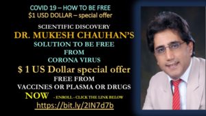 $1 USD special offer to be free from Corona virus 