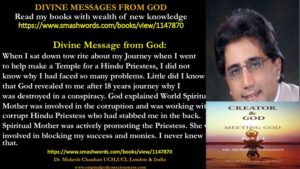 God exposes world spiritual Mother's corruption 